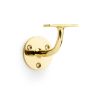 Alexander & Wilks - Architectural Handrail Bracket - Polished Brass