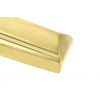 Polished Brass Locking Art Deco Fastener - RH