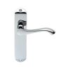 Andros Lever On Latch Backplate - Polished Chrome