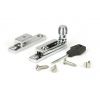 Polished Chrome Beehive Quadrant Fastener - Narrow