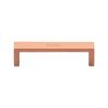 Heritage Brass Cabinet Pull Wide Metro Design 101mm CTC Satin Rose Gold Finish