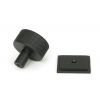 Matt Black Brompton Cabinet Knob - 32mm (Square)