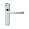 Serozzetta Scope Lever On Latch Backplate - Polished Chrome