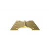 Atlantic (Solid Brass) Parliament Hinges 4" x 2" x 4mm - Satin Brass (Pair)