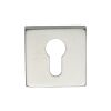 Square Euro&nbsp;Escutcheon Satin Finish