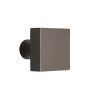 Square Cupboard Knob Gunmetal Grey