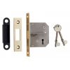 Lever Deadlock 64mm - Electro Brassed