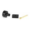 Matt Black Kelso Cabinet Knob - 25mm (Square)