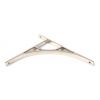 Polished Nickel Tyne Shelf Bracket (314mm x 250mm)