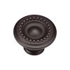 Beaded Round Knob 035mm Matt Bronze finish