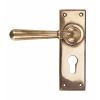 Polished Bronze Newbury Lever Euro Set