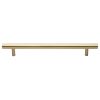 Heritage Brass Door Pull Handle Bar Design 457mm Satin Brass Finish