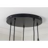 Smooth Nickel Brindley Cluster Pendant in Elan Black