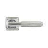 Polished Marine SS (316) Brompton Lever on Rose Set (Square) - Unsprung