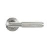 Polished Marine SS (316) Brompton Lever on Rose Set (Beehive) - Unsprung