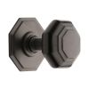 Heritage Brass Octagon Centre Door Knob 3" Matt Bronze finish