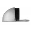 Oval Floor Mounted Door Stop - Satin Chrome