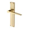 Heritage Brass Gio Reeded Lever Latch Polished Brass finishUK Design Registration Number 6234527