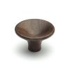 Wooden Cabinet Knob Trumpet Design 38mm Walnut Finish