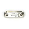 Polished Chrome Art Deco Euro Escutcheon (Set)