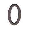 Heritage Brass Numeral 0 Concealed Fix 76mm (3") Matt Bronze finish