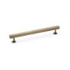 Alexander & Wilks - Square T-Bar Cabinet Pull Handle - Antique Brass - 192mm