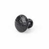 Black Hammered Cabinet Knob - Medium