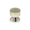 Polished Nickel Kelso Cabinet Knob - 25mm (Plain)