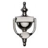 Heritage Brass Urn Knocker 7 1/4" Polished Nickel finish