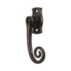 Locking Espagnolette Fastener R/H - Black Antique