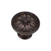 Floral Round Knob 030mm Matt Bronze finish