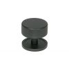 Matt Black Brompton Cabinet Knob - 38mm (Plain)