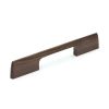 Wooden Cabinet Pull Handle Slim Metro Design 160mm Walnut Finish