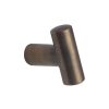 Heritage Brass Cabinet Knob T Shaped 35mm Antique Brass finish