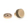 Polished Bronze Brompton Cabinet Knob - 25mm (Plain)