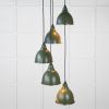 Smooth Nickel Brindley Cluster Pendant in Heath