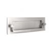 Regency Knocker Postal Plate 250mm Satin Chrome