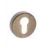 Forme Euro Escutcheons on Minimal Round Rose - Yester Bronze