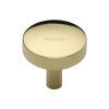 Heritage Brass Cabinet Knob Tayo Design 32mm Polished Brass finish