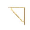 Satin Brass Barton Shelf Bracket (150mm x 150mm)