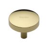 Heritage Brass Cabinet Knob Tayo Design 38mm Polished Brass finish