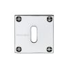 Heritage Brass Keyhole Escutcheon Polished Chrome finish