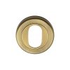 Heritage Brass Oval Profile Cylinder Escutcheon Antique Brass finish