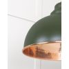 Hammered Copper Harborne Pendant in Heath