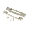 Polished Nickel ½" Rebate Kit for Euro Sash Lock