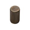 Knurled Knob - Antique Brass