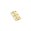 Alexander & Wilks - Heavy Pattern Solid Brass Cabinet Butt Hinge - Polished Brass - 2"