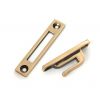 Polished Bronze Locking Art Deco Fastener - LH