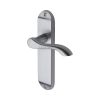 Sorrento Door Handle Lever Latch Aurora Design Satin Chrome finish