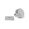 Satin Chrome Brompton Cabinet Knob - 32mm (Square)